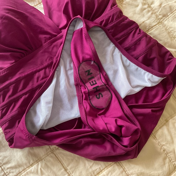 SHEIN Women's One Piece in Deep Pink - Picture 3 of 5